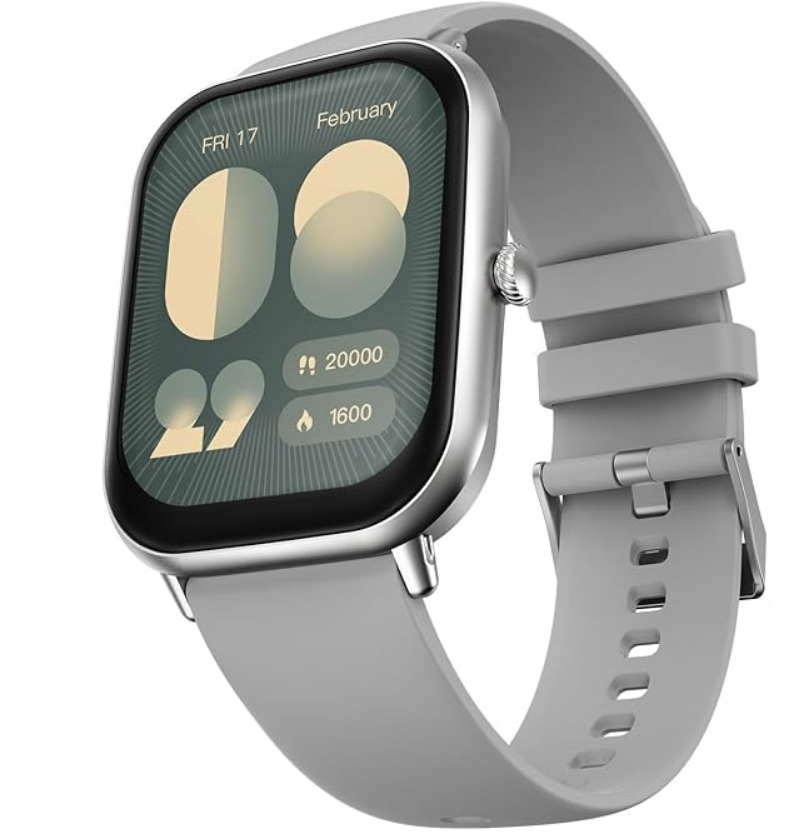 Fire-Boltt Ninja Call Pro Max Smart Watch 2.01 inch Display, Bluetooth Calling, 120+ Sports Modes, Health Suite, Voice Assistance (Grey)